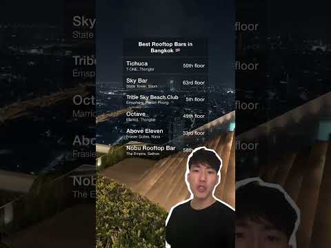 Best Rooftop Bars in Bangkok!