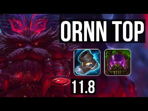 ORNN vs LEE SIN (TOP) | 3/0/3, 700+ games, 900K mastery | EUW Master | v11.8