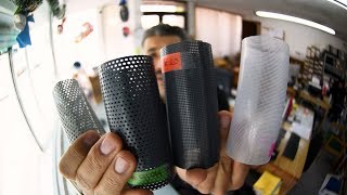 Diferentes aberturas en mallas para filtros de PVC y CPVC