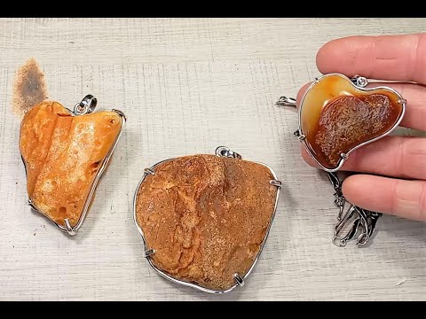 Amber Silver Silver jewelry with amber from Piotr in exchange for amber from Piotr. Exchange