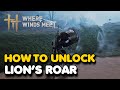 How To Unlock The Lion S Roar Skill In Where Winds Meet Mystic Skill