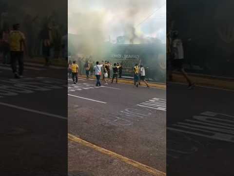 Deportivo Táchira llega al estadio de Pueblo Nuevo. Copa Libertadores 2026. #futbol #libertadores