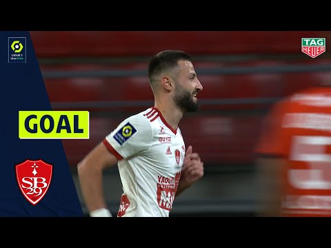 Goal Franck HONORAT (57' - STADE BRESTOIS 29) STADE RENNAIS FC - STADE BRESTOIS 29 (2-1) 20/21
