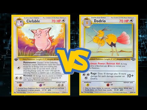 Retro Format Base Set - Team Rocket Pokemon TCG Battle! Potpourri Vs Clefable/Mewtwo!