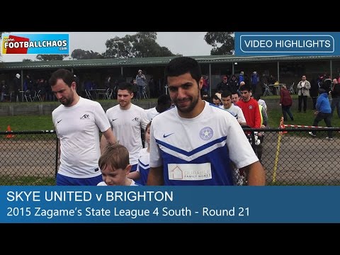 2015 FFV Rd  21 - Skye United v Brighton