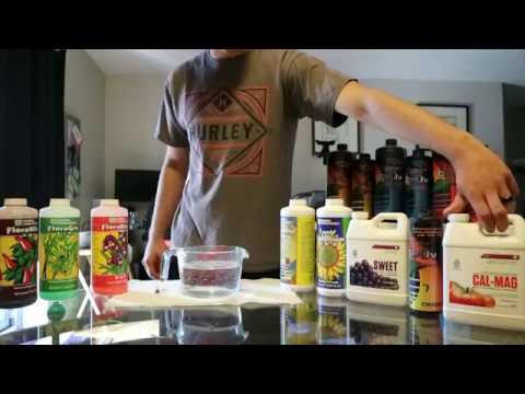 Flora Series and Cinagro Nutrients Mixing Demonstration