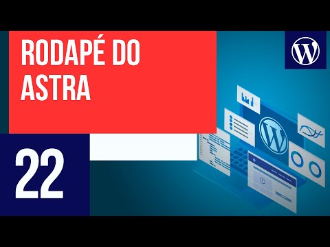 Rodapé do Astra Curso WordPress 22