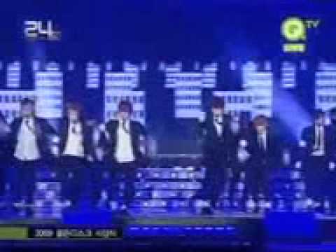 [091210] Super Junior, SHINee & SNSD - MJ Tribute Perf. [24th Golden Disk Awards].3gp