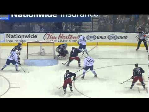 Kessel 1-1 Goal - Maple Leafs @ Blue Jackets (Oct 25, 2013)