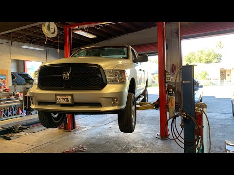 (Part One) Awesome!!! 2014 Ram 1500 7" maxtrac lift!!! Part 1!!!!!