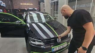 Volkswagen Jetta // Boya Düzeltme ̈Tech Crystal Seramik İç Detaylı Tem
