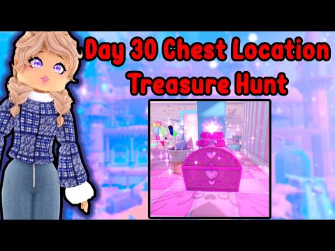 Day 30 Chest Location Glitterfrost Treasure Hunt Update Royale High