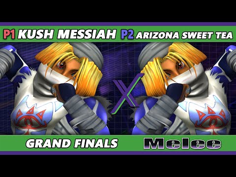 S@X 523 GRAND FINALS - Arizona Sweet Tea (Sheik) Vs. Kush Messiah (Sheik) Smash Melee - SSBM