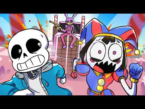 SANS vs DIGITAL CIRCUS (Candy Carrier Chaos Animation)