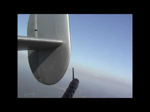 B 24 Bomber Jump with B 17 "Nine O Nine" taking off behind us.