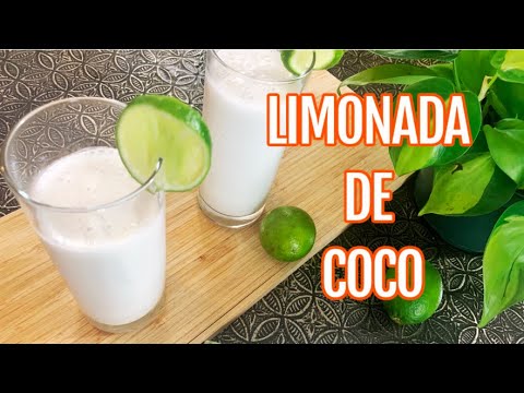 Creamy Coconut Lemonade Recipe | Limonada de Coco | Sol food