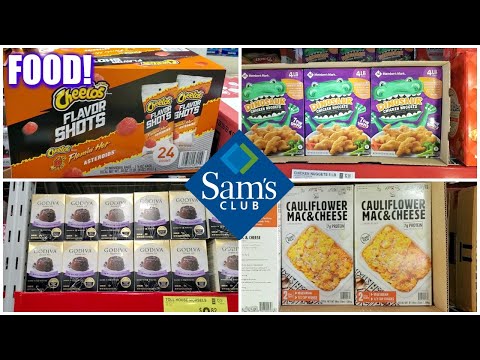 SAM'S CLUB FOOD SPICES AND FROZEN FOOD SHOP WITH ME...