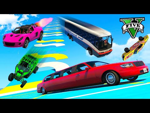 GTA V Online: O VAI E VOLTA pela MEGA RAMPA com (S)!!🤔 (FUI FERRADO DE NOVO)