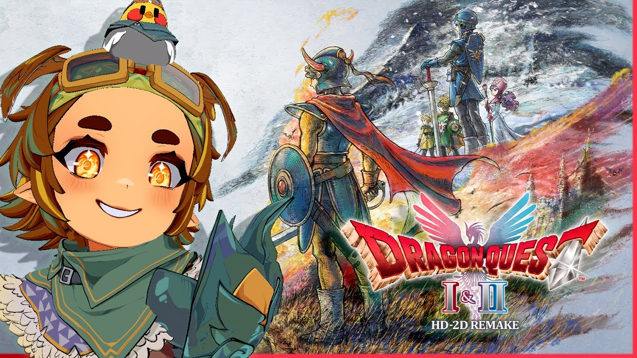 DRAGON QUEST 1-2 HD-2D REMAKE [DQ 1 - PART 3] [START OF DQ 2 PART 1] [VTUBER]