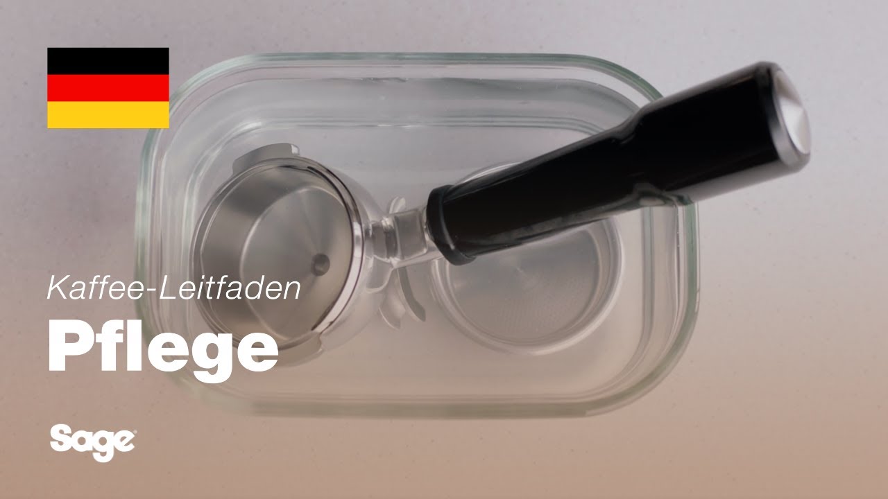 Reinigung von Siebträger und -einsatz