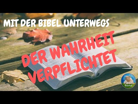 Mit der Bibel unterwegs - Auslegung 2. Mose 23 - Der Wirklichkeit verpflichtet - Pastor Bernd