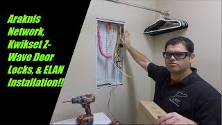 Araknis Networking, Kwikset Z-Wave Door lock & ELAN Control System Install in Prosper, TX