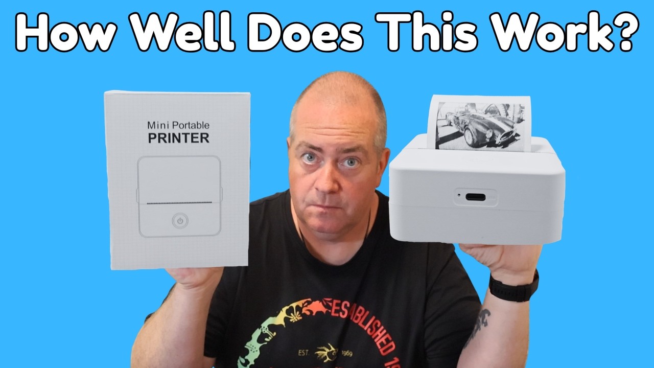 A Pocket Friendly Mini Printer For Just £12? Has To Be Bad... Right?