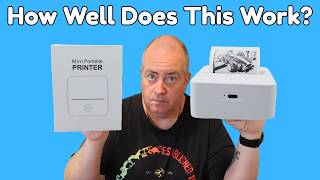 A Pocket Friendly Mini Printer For Just £12? Has To Be Bad... Right?