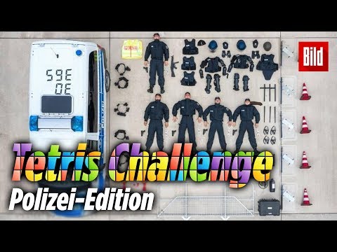Bundespolizei Duderstadt macht die #TetrisChallenge