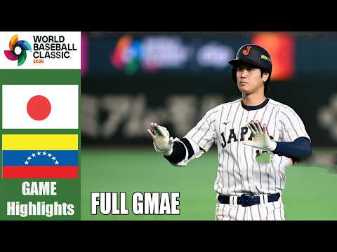 일본 vs 베네수엘라 풀 경기 하이라이트 - 2026 월드 베이스볼 클래식