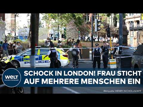 Video Thumbnail: LONDON: Brutaler Messerangriff! Mehrere Verletzte – Polizei nimmt Verdächtige fest
