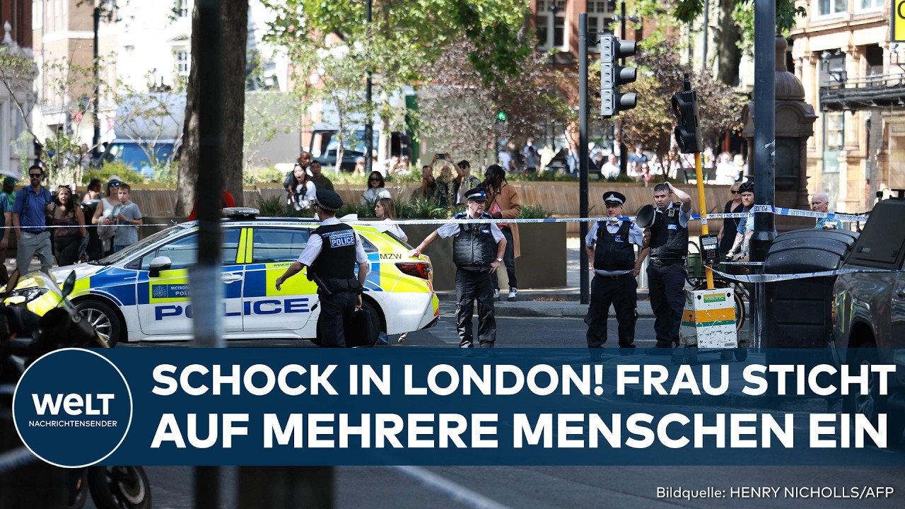 LONDON: Brutaler Messerangriff! Mehrere Verletzte – Polizei nimmt Verdächtige fest