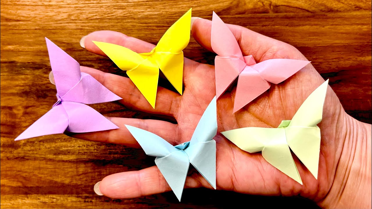 How to Make an Origami Butterfly with Sticky Notes | Easy Step by Step Tutorial