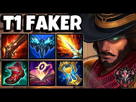 T1 Faker TWISTED FATE vs AKALI [ MID ] Patch 11.6 Ranked Korea ✅
