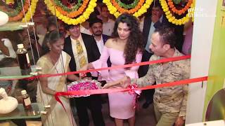 Mirzya Movie Actress Saiyami Kher At Store Opening Of Birla Ayurveda