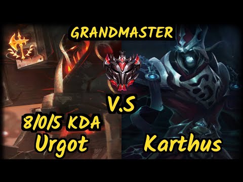 CNB Yampi (URGOT) vs KARTHUS - 8/0/5 KDA JUNGLE GAMEPLAY - BR Ranked GRANDMASTER