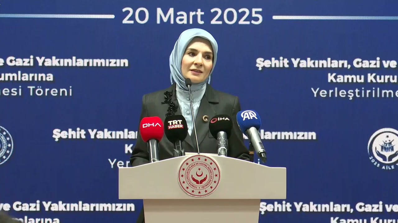 Şehit Yakınları, Gazi ve Gazi Yakınlarımızın Kamu Kurumlarına Yerleştirilmesi Töreni