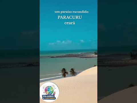 Parece um sonho, mas é a Praia de Paracuru no Ceará! 😍 #shorts