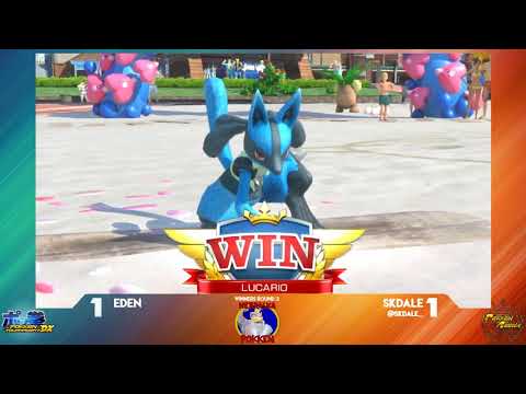 Eden (Lucario) vs SKDale (Garchomp) Pokken at Legendary Wolf Games - 1/09/18