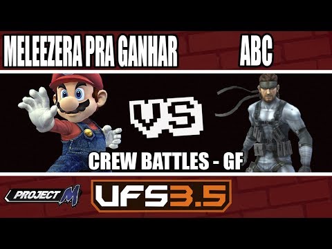 UFSmash 3.5 - Project M - Meleezera pra ganhar VS ABC - Crew Battles Grand Final