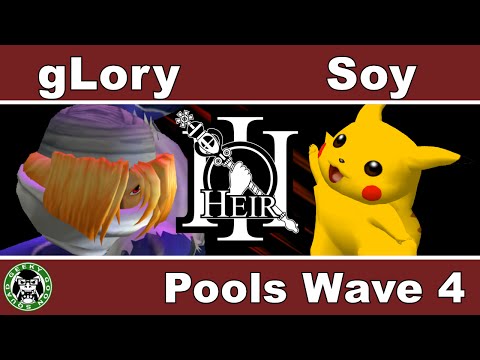Heir 3 - gLory (Sheik) Vs. 8bp | Soy (Pikachu) - Pools Wave D - Melee Singles