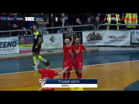 MNK Bubamara - FC Mostar "Staklorad" | Premijer futsal liga BiH | Golovi