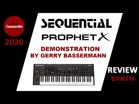 Sequential Prophet X Demonstration by Gerry Bassermann