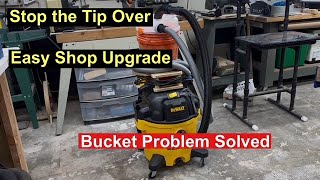 My 5-gallon Bucket Kept Falling Over...So I Built This (Beginner Friendly)