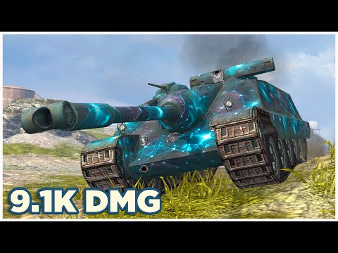 Foch 155 • 9.1K DMG • 6 KILLS • WoT Blitz