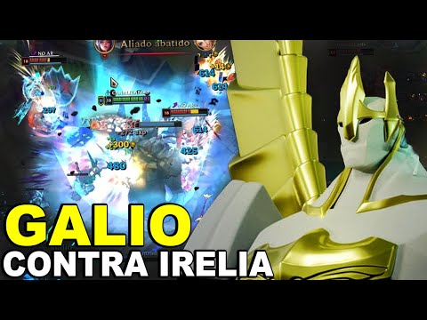 MONO GALIO COMO JOGAR CONTRA IRELIA MID ESPECIAL FIM DE ANO | GALIO MID FULL AP COM RUNA TANK