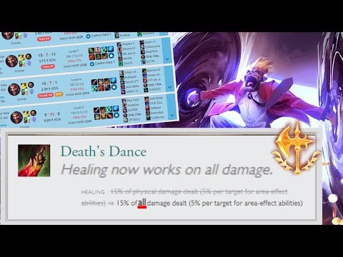 NEW DEATHS DANCE + CONQUEROR ON DRAVEN = WIN? (INSANE HEALING)