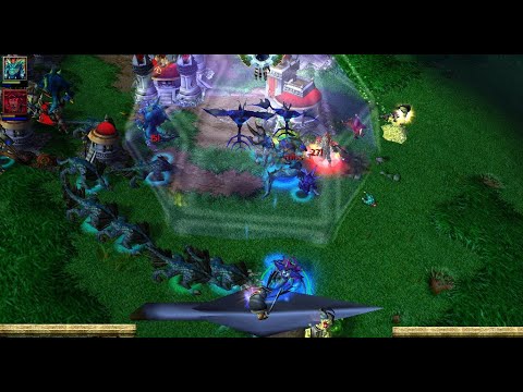 Warcraft 3: Nirvana Mod - Naga Vs Blood Elves (Insane) - Custom Race Versus