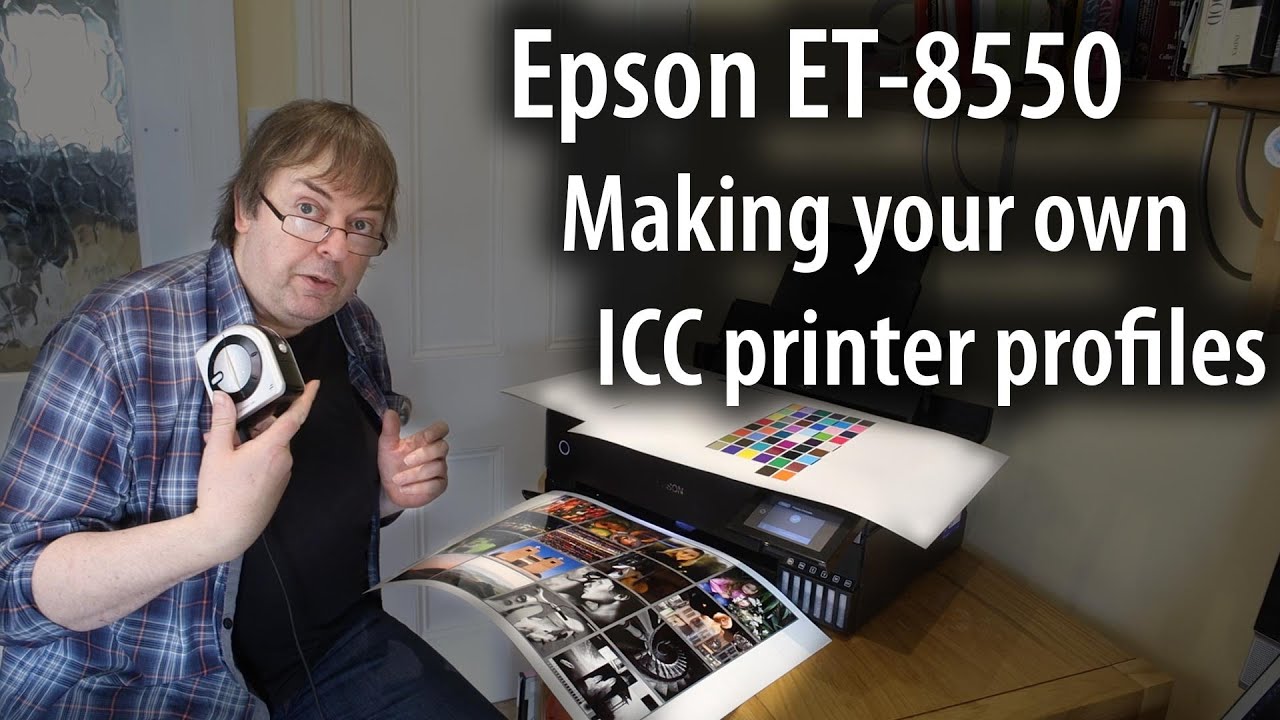 Epson ET-8550 printer profiling Making custom ICC printer profiles with a i1Studio spectrophotometer