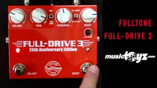 Fulltone Fulldrive 3 20th Anniversary LIMITED ! - NOW SHIPPING !